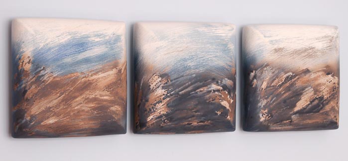 Mountain - Glazed Ceramics - 2005 - 100 x 30 x 10 cm