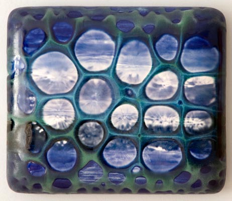 Arabesque 5 - Glazed Ceramics - 2009 - 26 x 32 x 6.5 cm