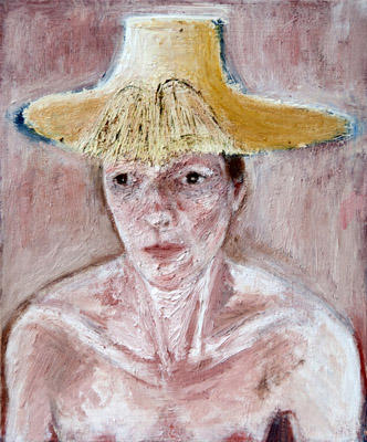 Self-Portrait wearing Zillertaler Hat 3