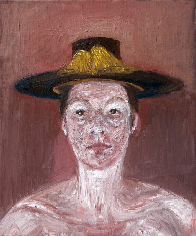 Self-Portrait wearing Zillertaler Hat 4
